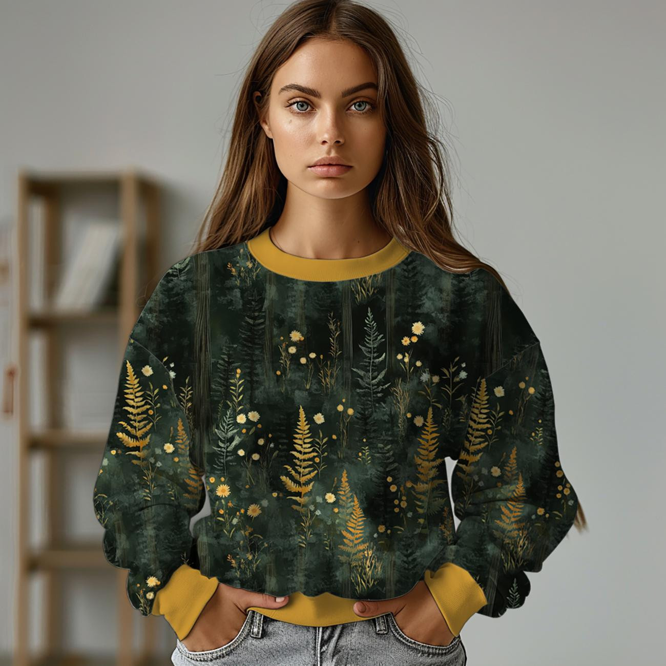 FOREST WZ.5 - Wintersweat angeraut mit Elastan ITY