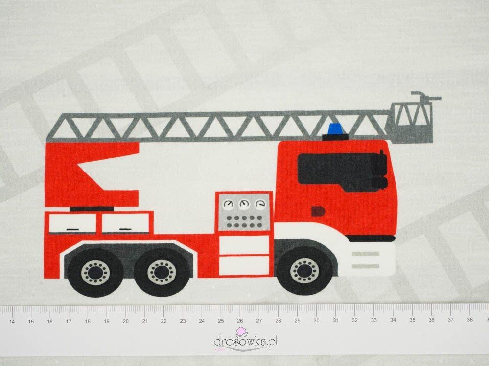 FEUERWEHRAUTO / Leiter - Paneel Single Jersey TE210