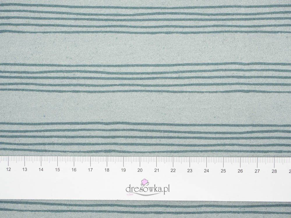 NOTENLINIEN (Vogelgesang) / grau - Viskose-Jersey WE210