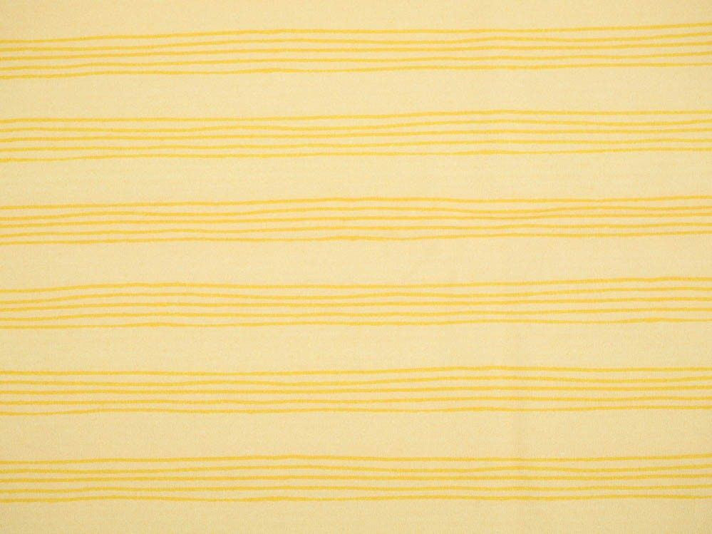 NOTENLINIEN (Vogelgesang) / honig - Viskose-Jersey WE210