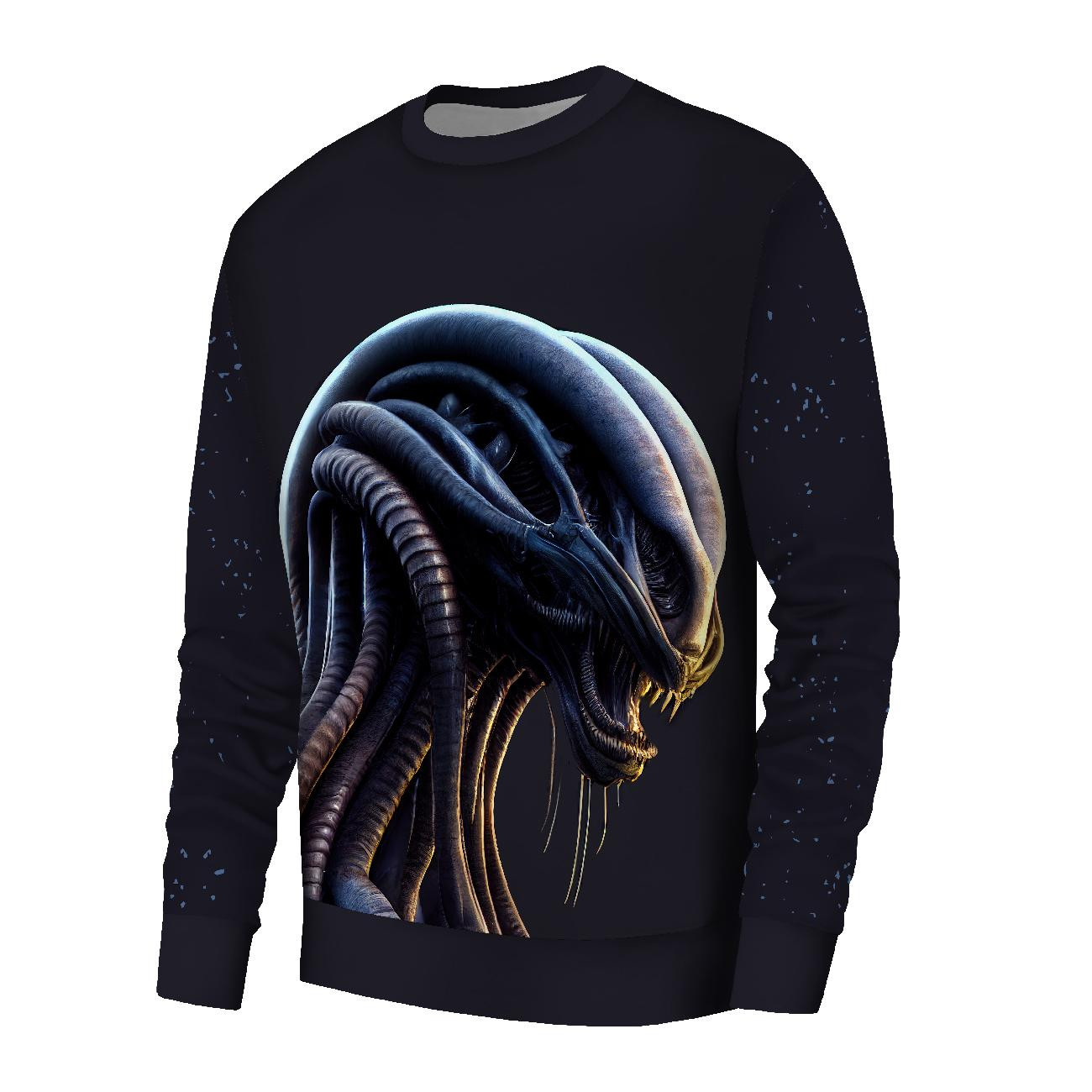 BASIC HERREN SWEATSHIRT (OREGON) - ALIEN PORTRAIT - Nähset