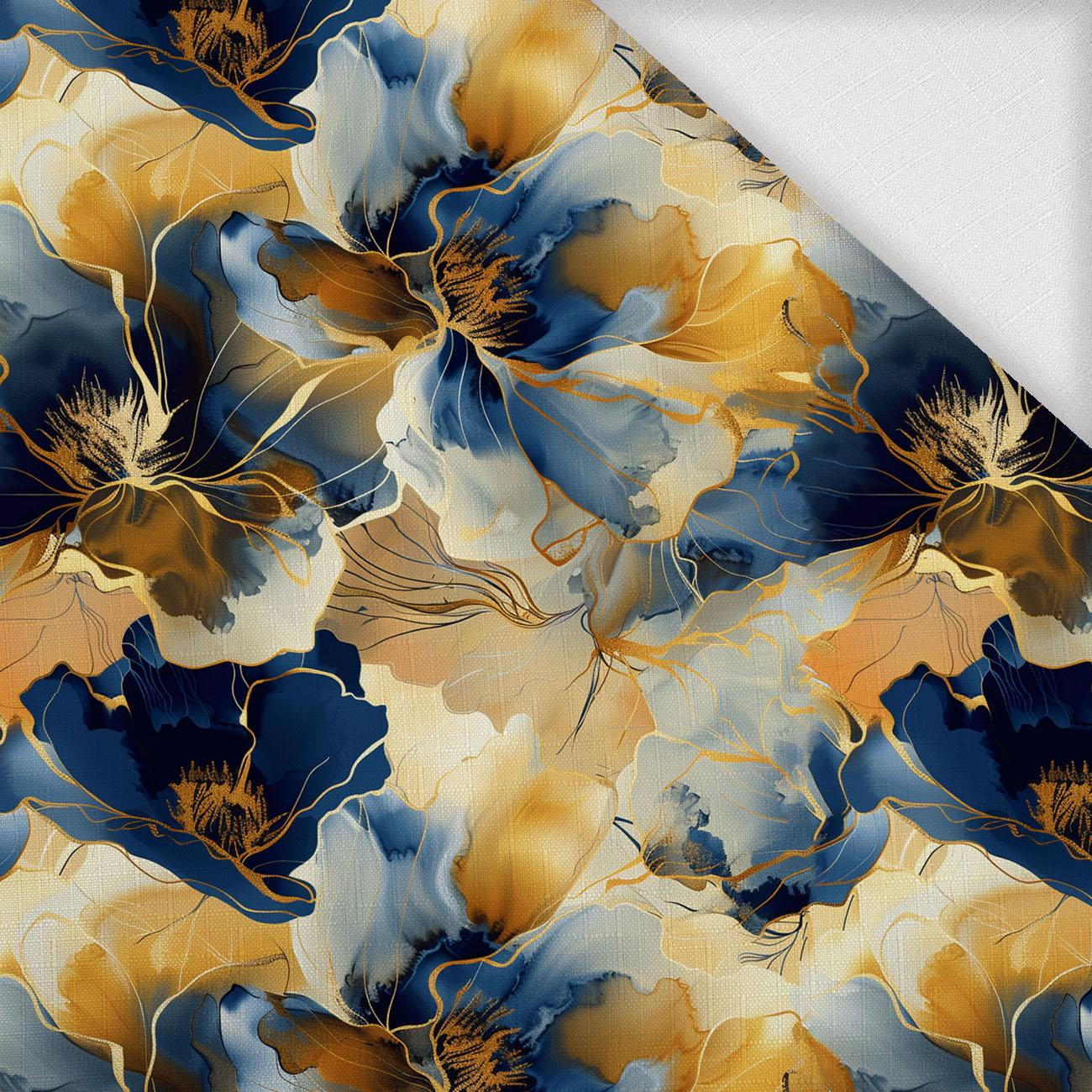 AUTUMN FLOWERS WZ.11 - Webware für Tischdecken