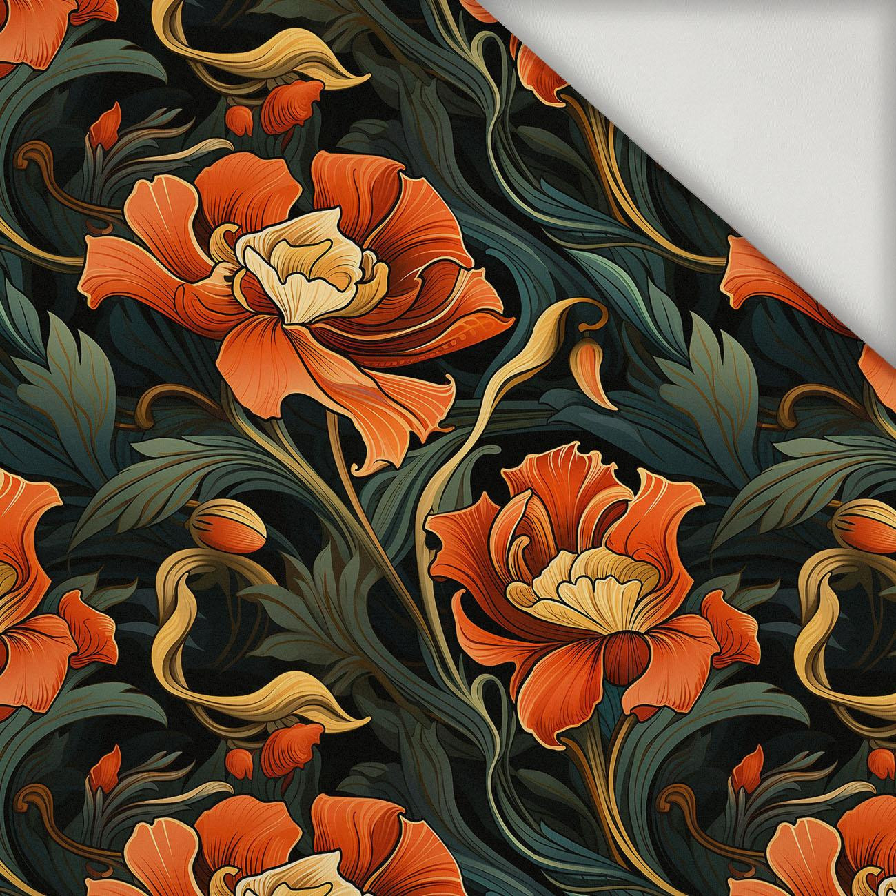 AUTUMN FLOWERS WZ.16 - Lycra 300g