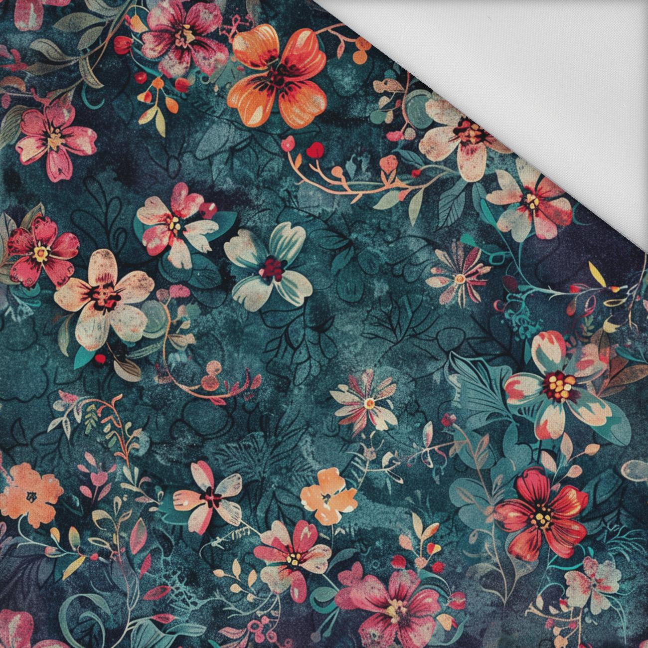 AUTUMN FLOWERS MS. 5 - Wasserabweisende Webware