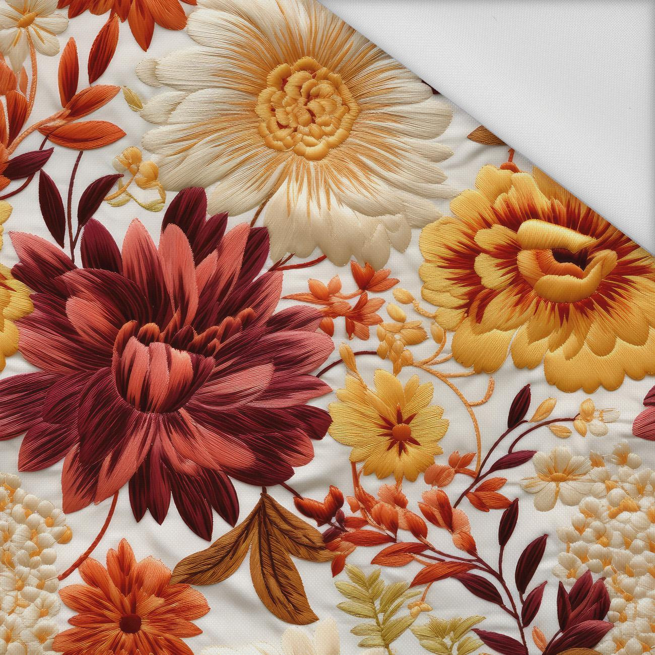AUTUMN FLOWERS MS. 7 - Wasserabweisende Webware