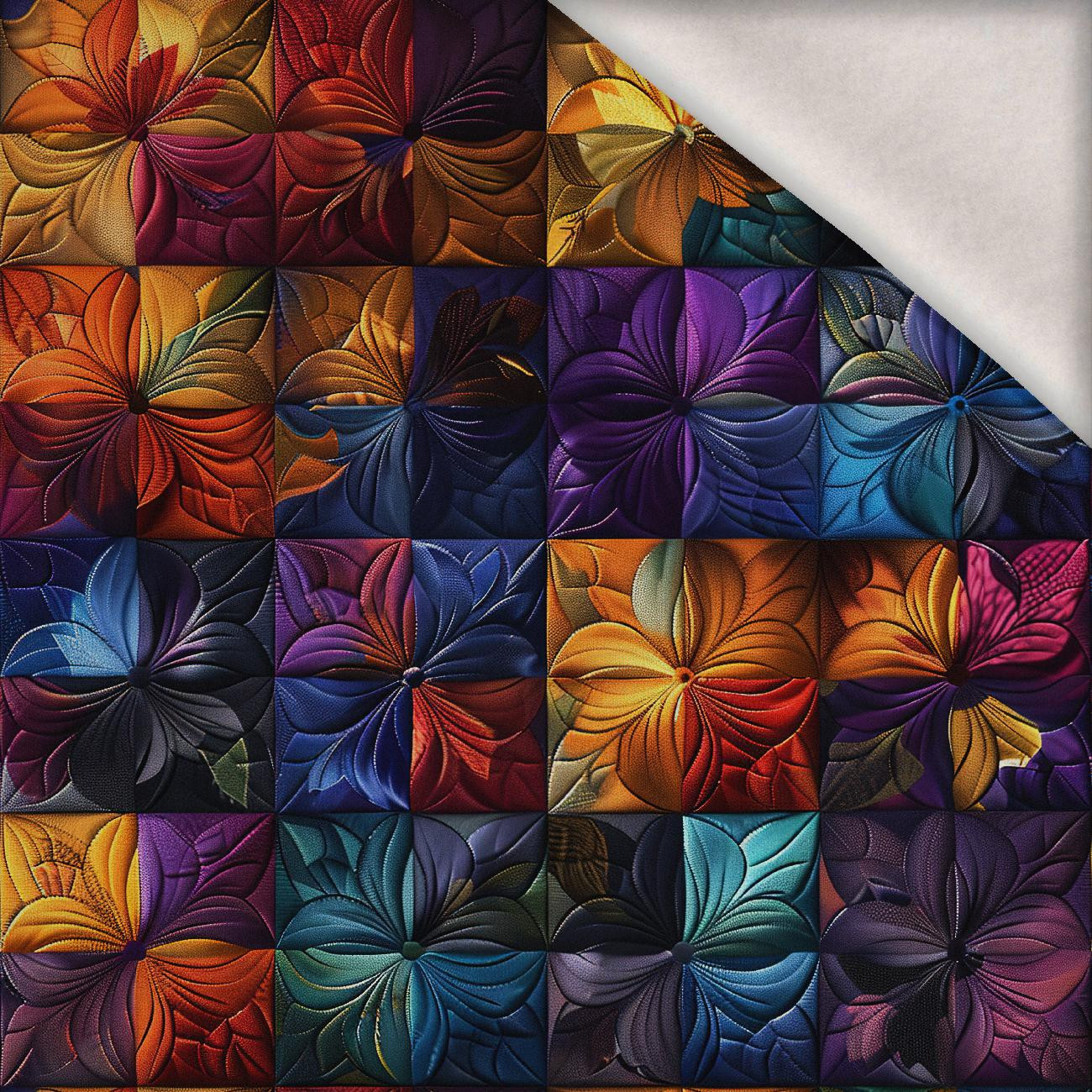 Batik Quilt wz. 2 - leichte Maschenware angeraut