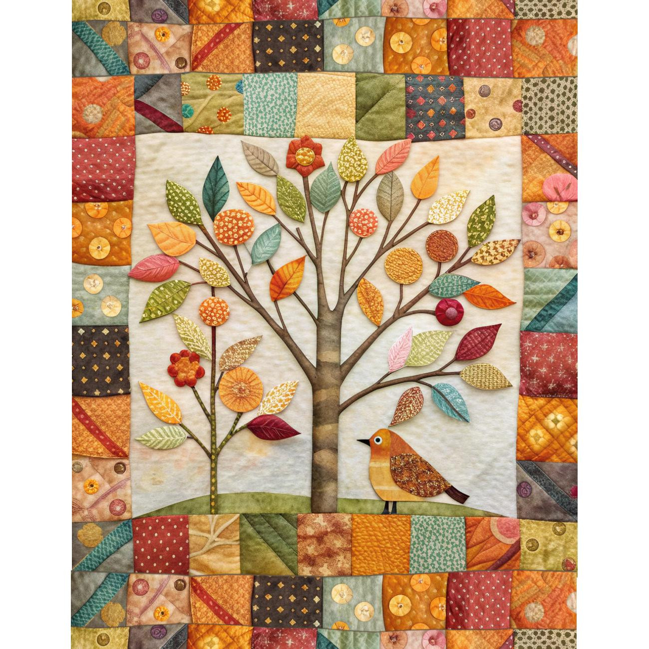 BATIK WZ.7- panel (140cm x 180cm) - Baumwoll Webware