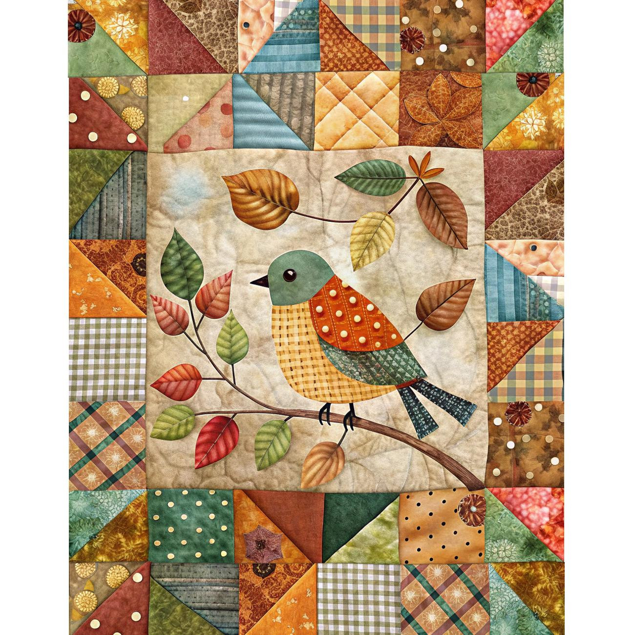 BATIK WZ.8- panel (140cm x 180cm) - Baumwoll Webware