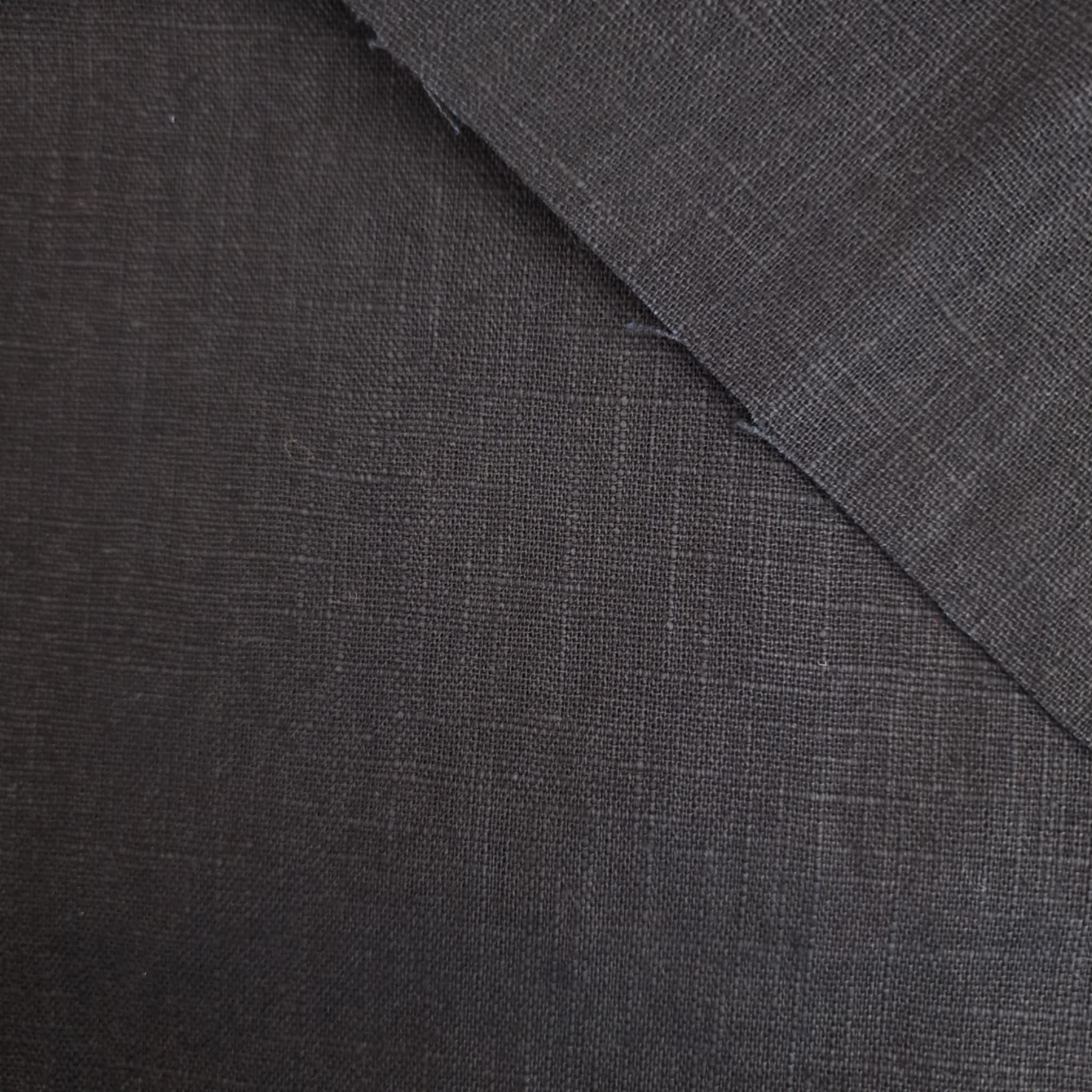 Ramie mit Baumwolle - BLACK