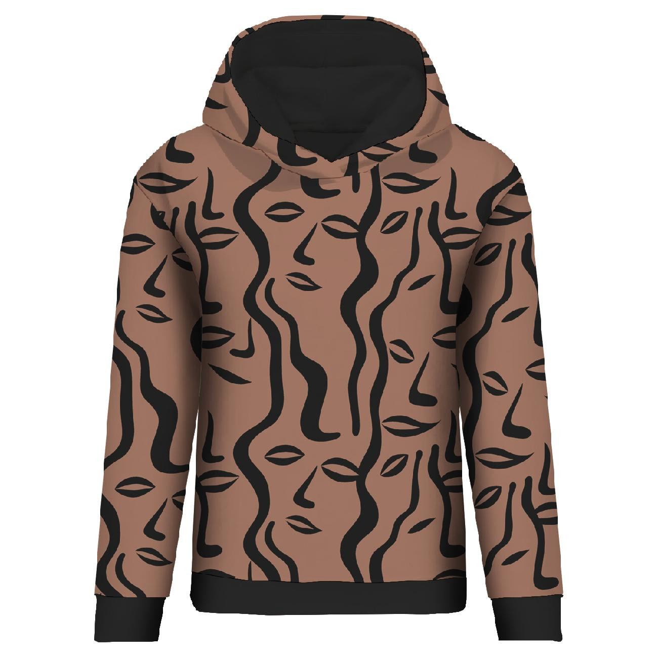 BOHO / Mocha Mousse - Hydrophober angerauter Wintersweat
