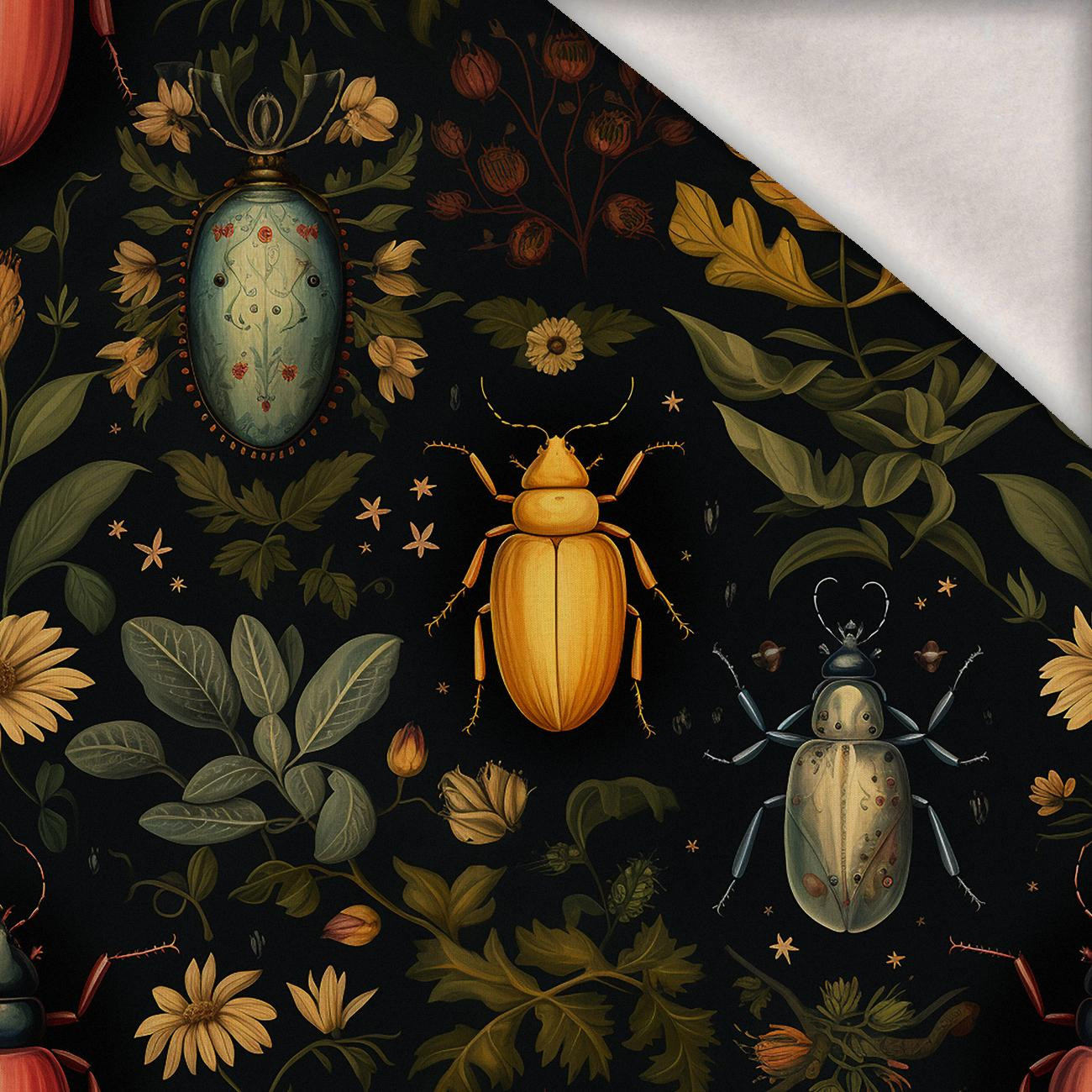 Botanical wz.4 - Wintersweat angeraut mit Elastan ITY