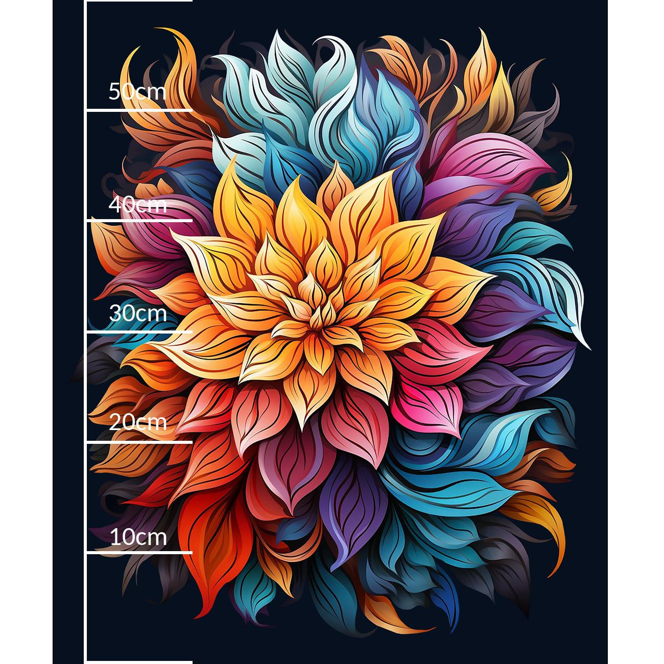 BOUQUET OF FLOWERS WZ.6 - Panel (60cm x 50cm)  Polster- Velours