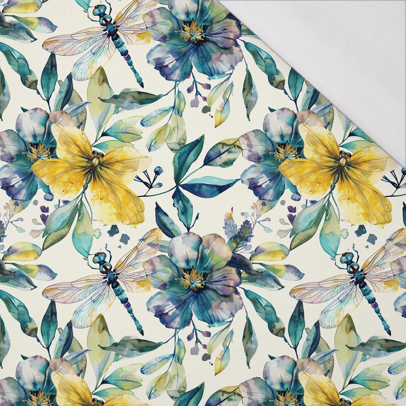 Butterfly & Flowers wz.8 - Single Jersey