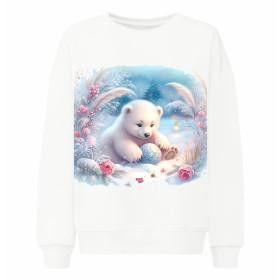 Christmas animal wz. 1 - Panel (60cm x 50cm)  Polster- Velours