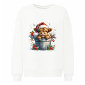 Christmas animal wz. 2 - Panel (60cm x 50cm)  Polster- Velours