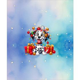 Christmas animal wz. 4 - Panel (60cm x 50cm)  Polster- Velours