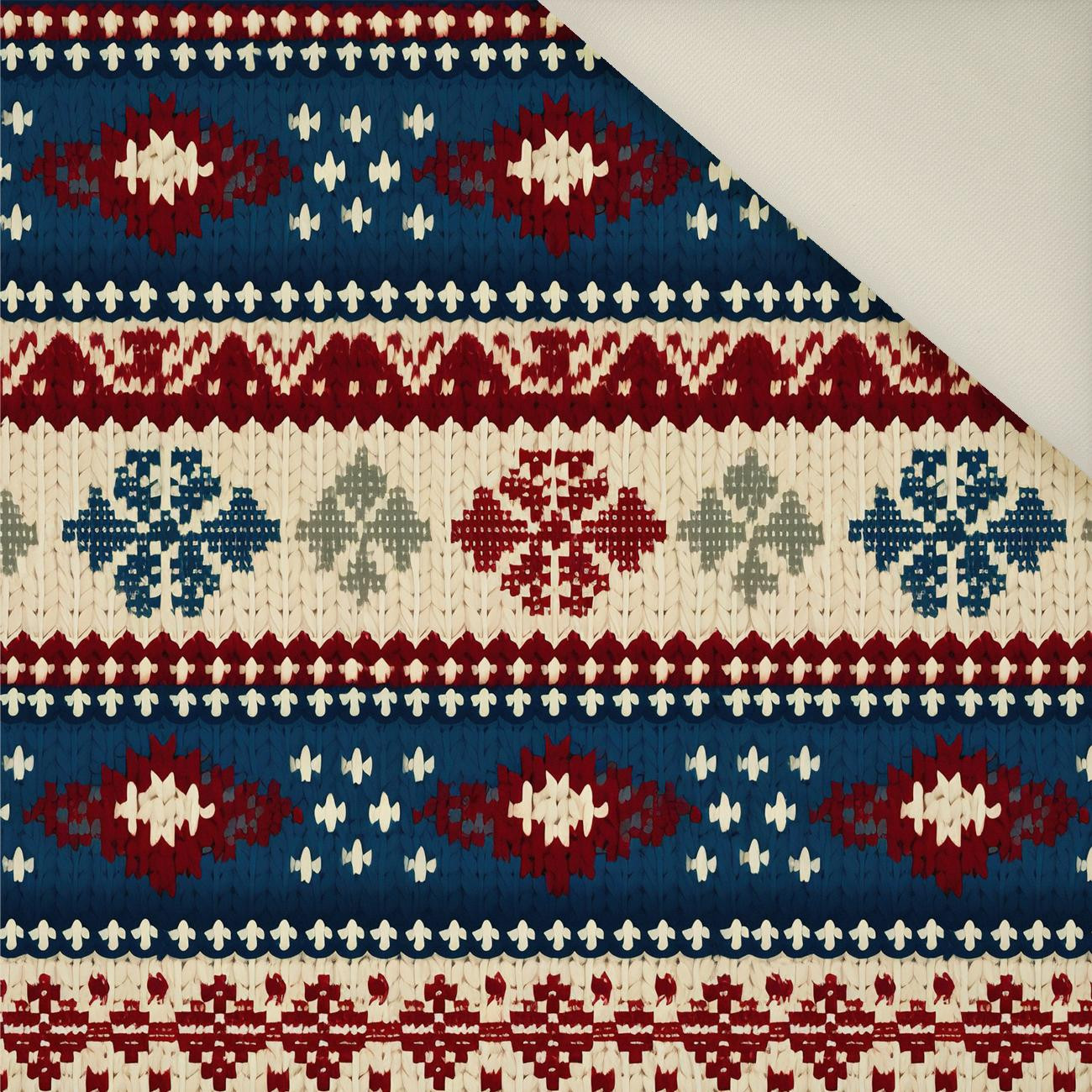CHRISTMAS SWEATER wz.10- Polster- Velours
