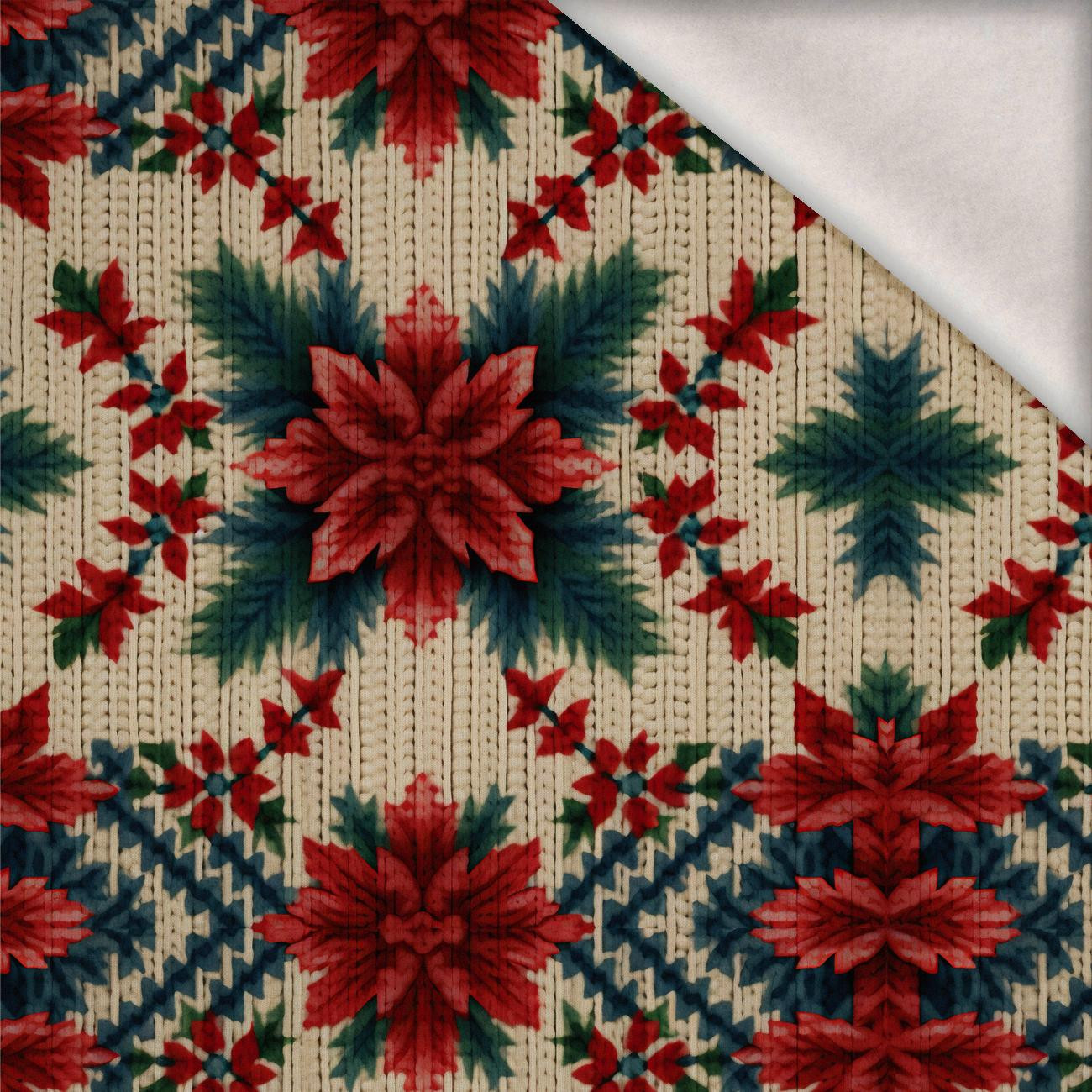 CHRISTMAS SWEATER wz.13 - Wintersweat angeraut mit Elastan ITY