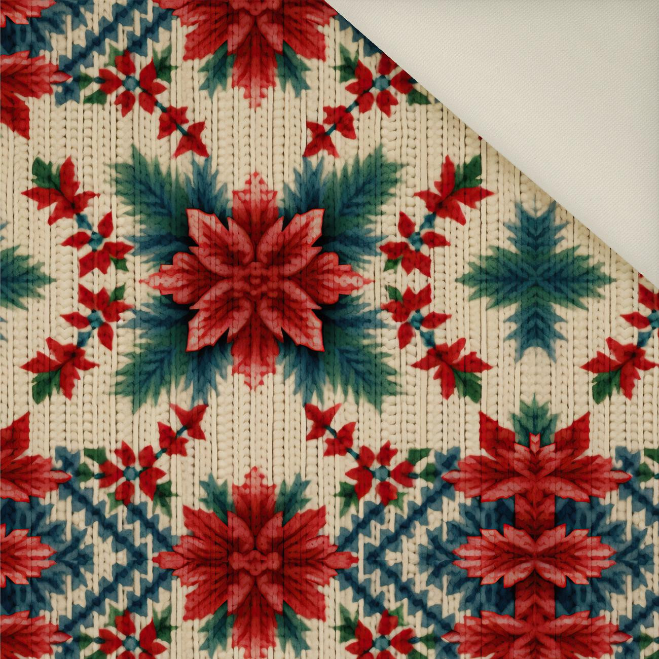 CHRISTMAS SWEATER wz.13- Polster- Velours
