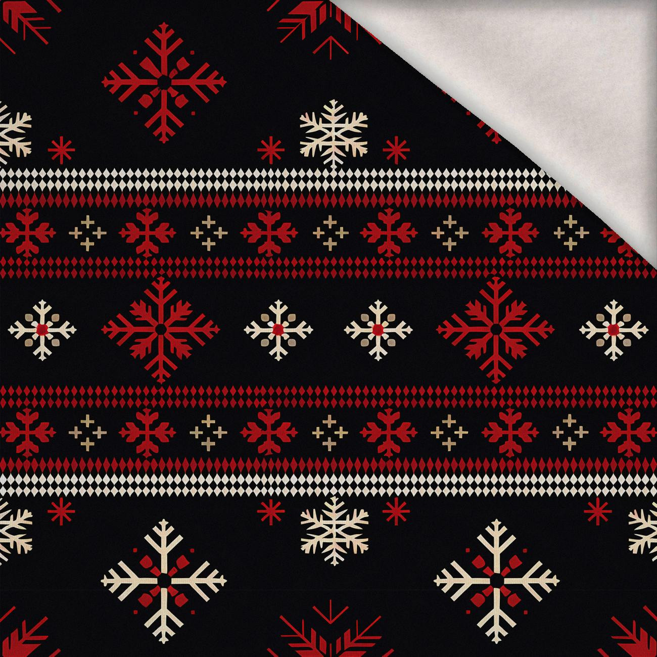 CHRISTMAS SWEATER wz.6 - Wintersweat angeraut mit Elastan ITY