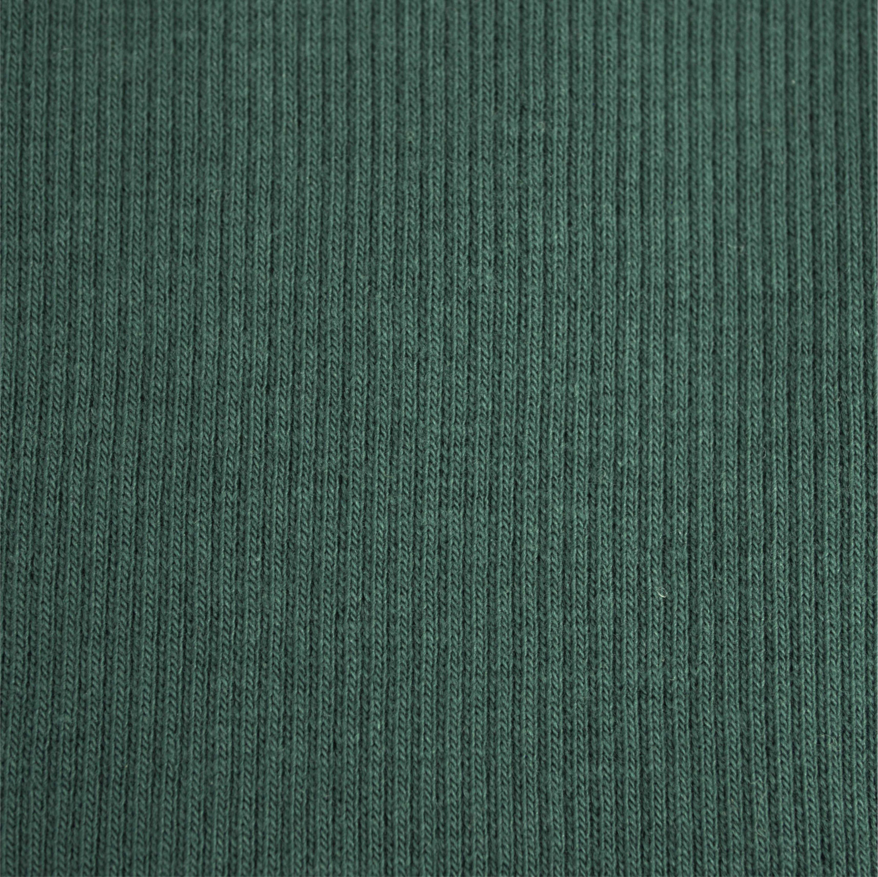 Flaschengrün  - Strickware gerippt