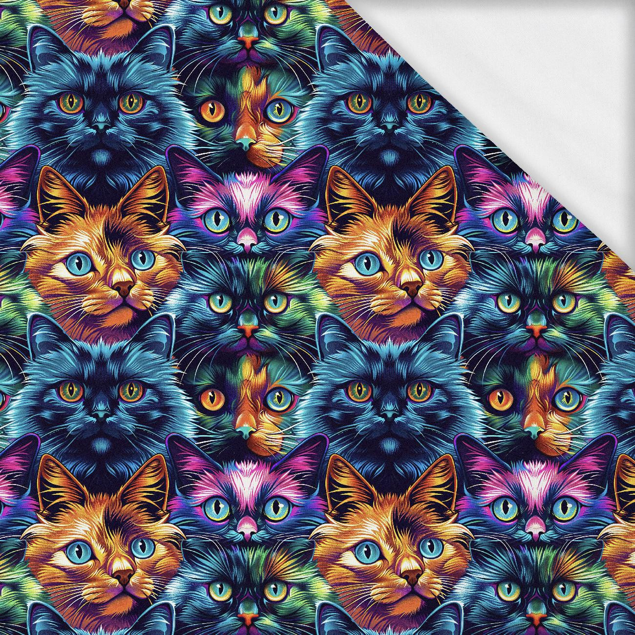 COLORFUL CATS  mini- Single Jersey mit Elastan ITY