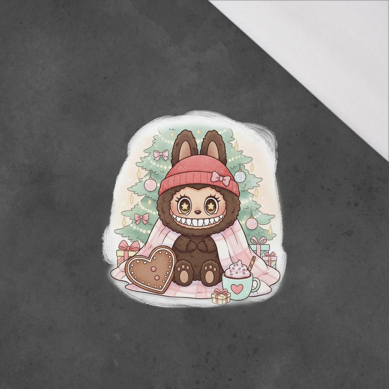 Creepy Cute Christmas WZ.5  - panel (60cm x 50cm) SINGLE JERSEY 