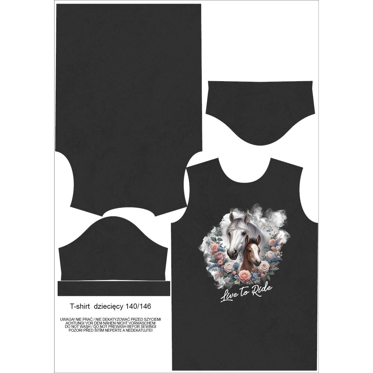 KINDER T-SHIRT - CUTE ANIMALS WZ.9 - Nähset