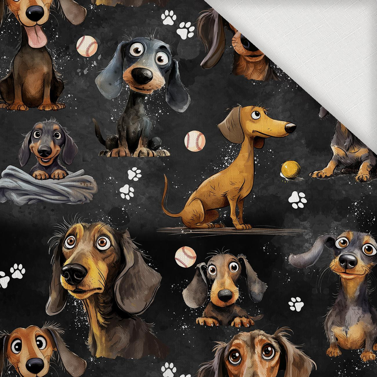 DOGS M. 4 - Webware für Tischdecken