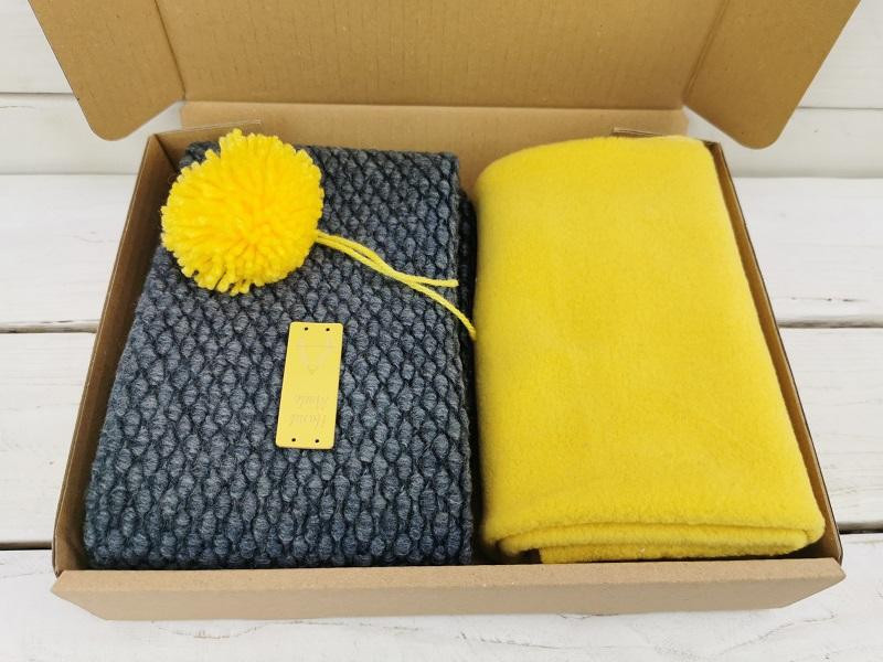 Fliegermütze - JEANS - BOUCLE/ banane
