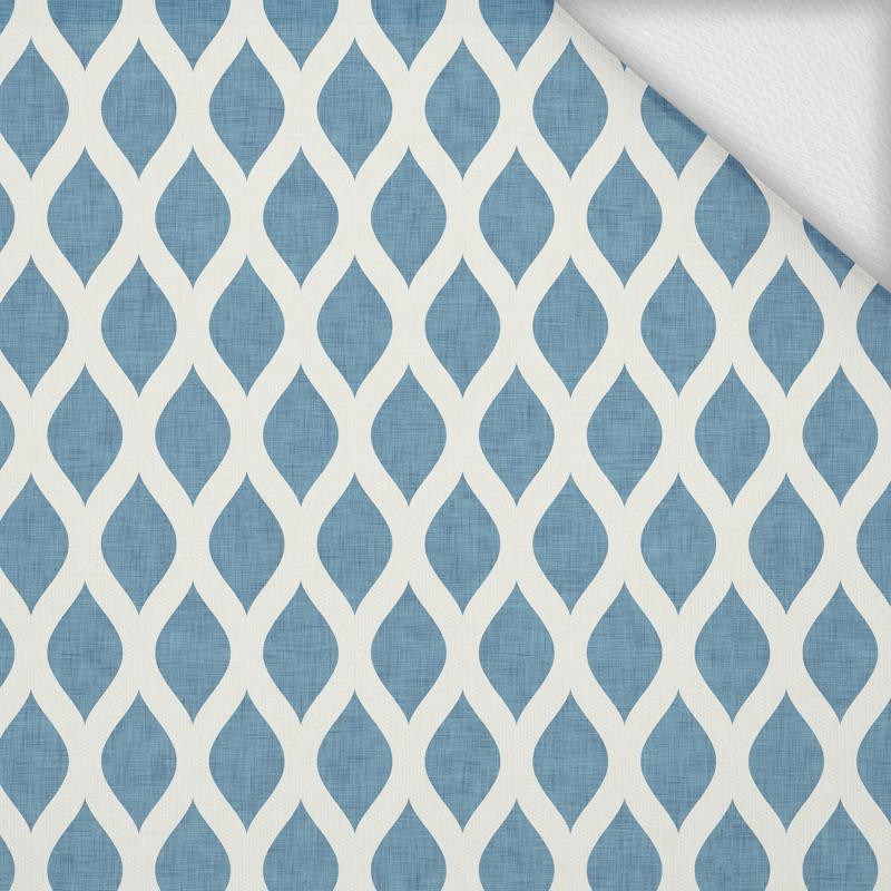 WEIßE KETTE / ACID WASH - blau -  Sommersweat