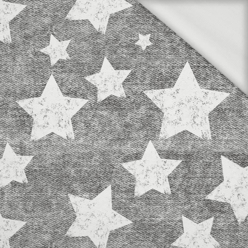 WEIß STERNE / vintage look jeans (grau) -  Sommersweat