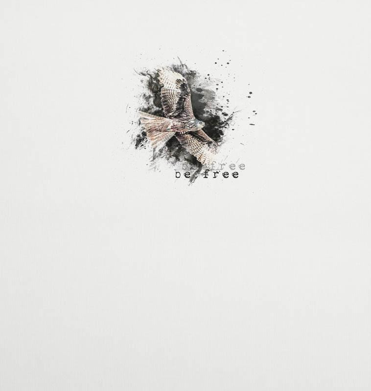 BE FREE (BE YOURSELF) - Paneel Sommersweat 