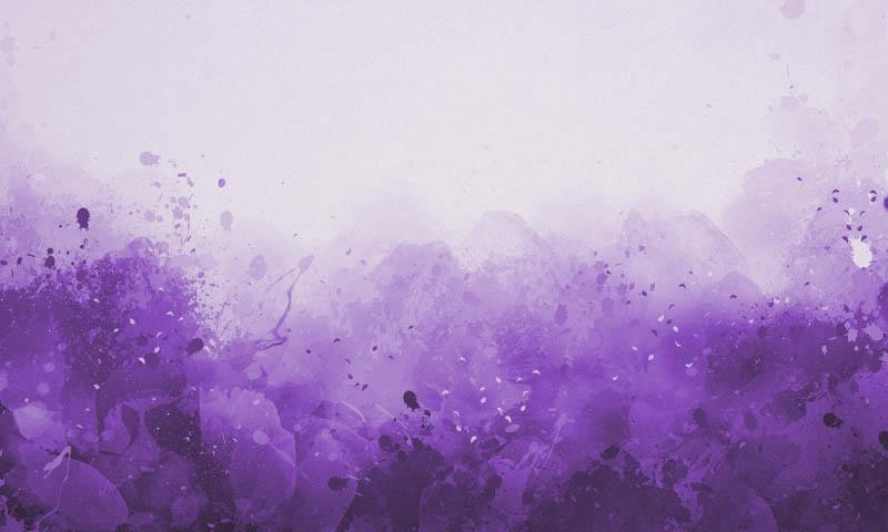 KLECKSE (violett) - Paneel Sommersweat 