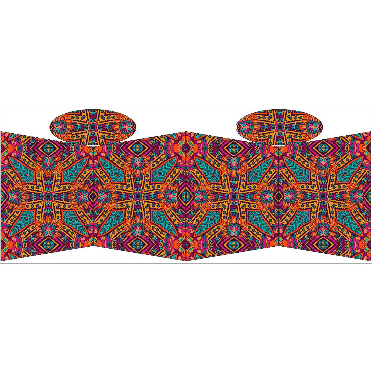 SHOPPER - BUNTE MANDALA m. 1 - Nähset