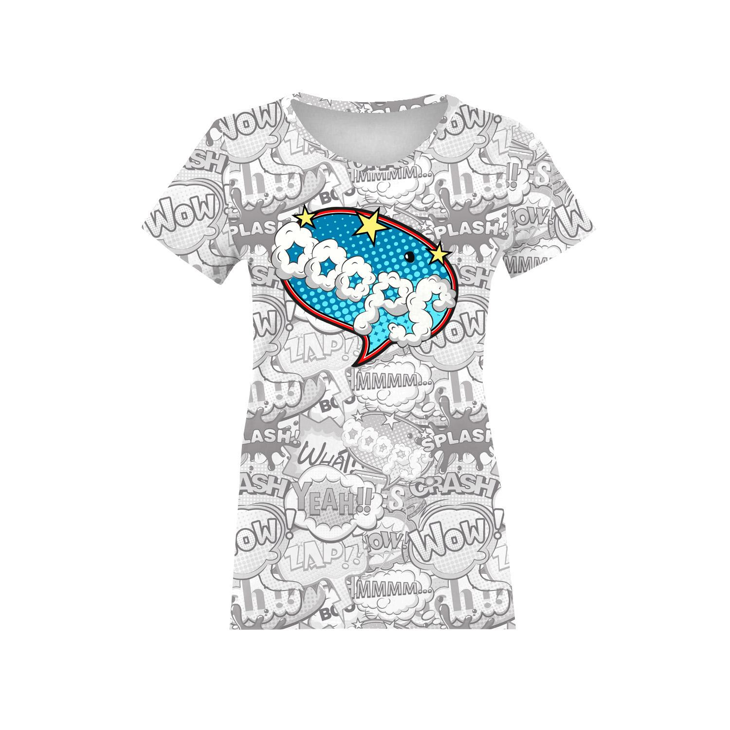 DAMEN T-SHIRT - COMICS / ooops - Single Jersey 