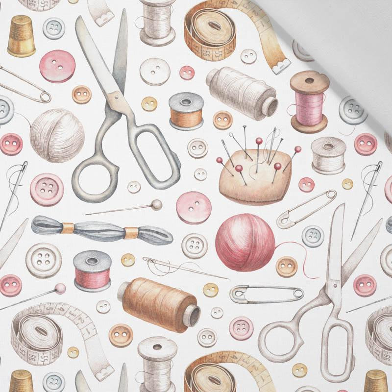 SCHNEIDEREI (HOBBIES UND BERUFE ) / weiß - Baumwoll Webware