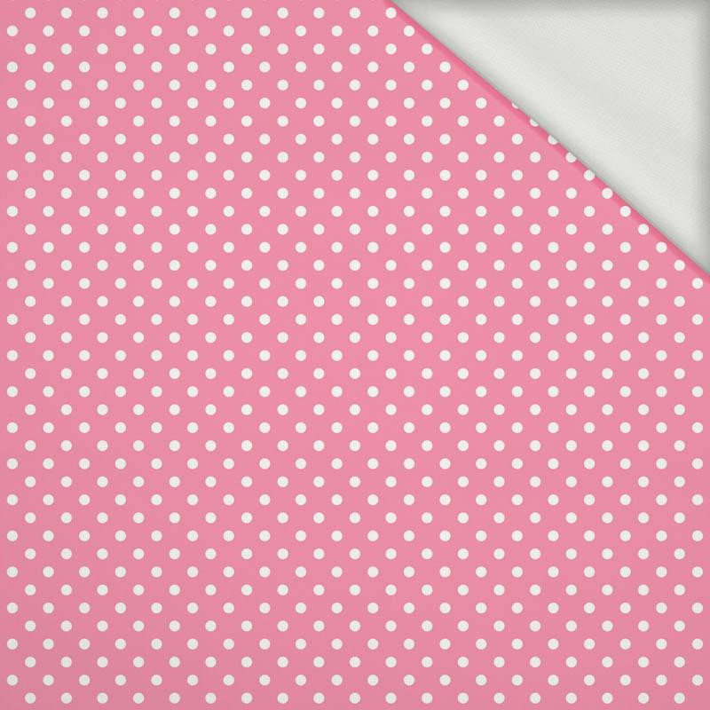 PUNKTE WEIß / Rosa -  Sommersweat