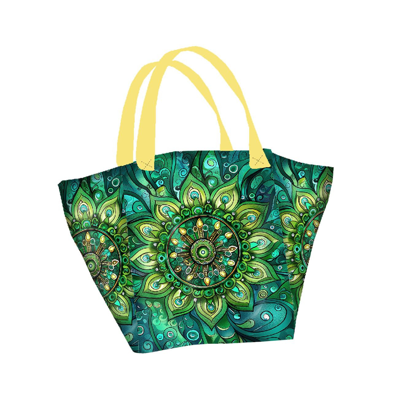 XL Tasche mit Utensilientasche 2 in 1 - MANDALA m. 6 - Nähset