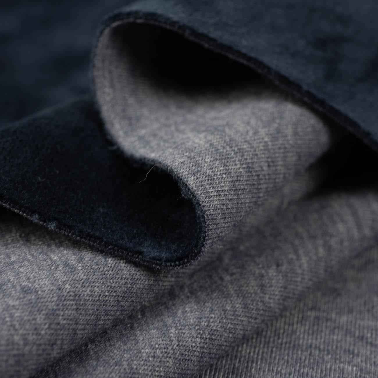 NAVY - Doppelseitiger Velvetsweat