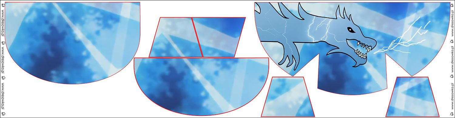HÜFTTASCHE DES BLAUEN NINJA / Größe nach Wahl