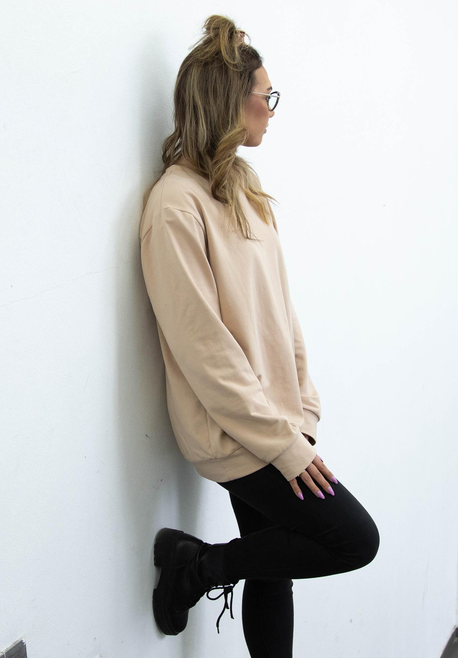 BASIC HERREN SWEATSHIRT (OREGON) - VERZAUBERTE WOLKEN (VERZAUBERTE NACHT) - Nähset