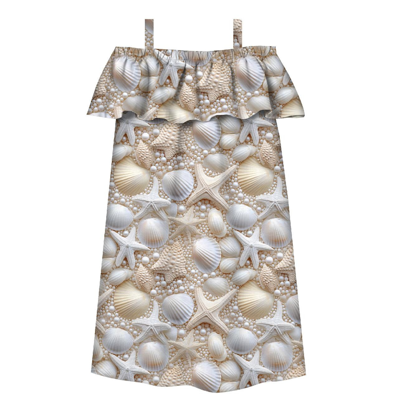 Carmenausschnitt Kleid (LILI) - SEA WORLD m. 5 - Nähset 