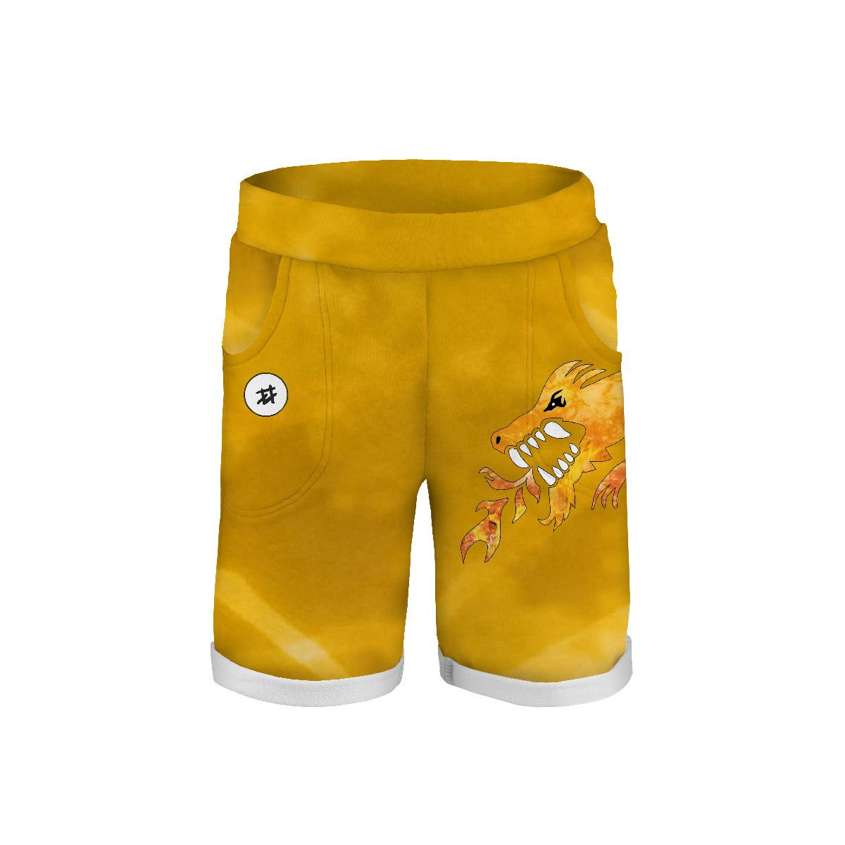 KURZE KINDERHOSE (RIO) - GOLDENER NINJA - Sommersweat