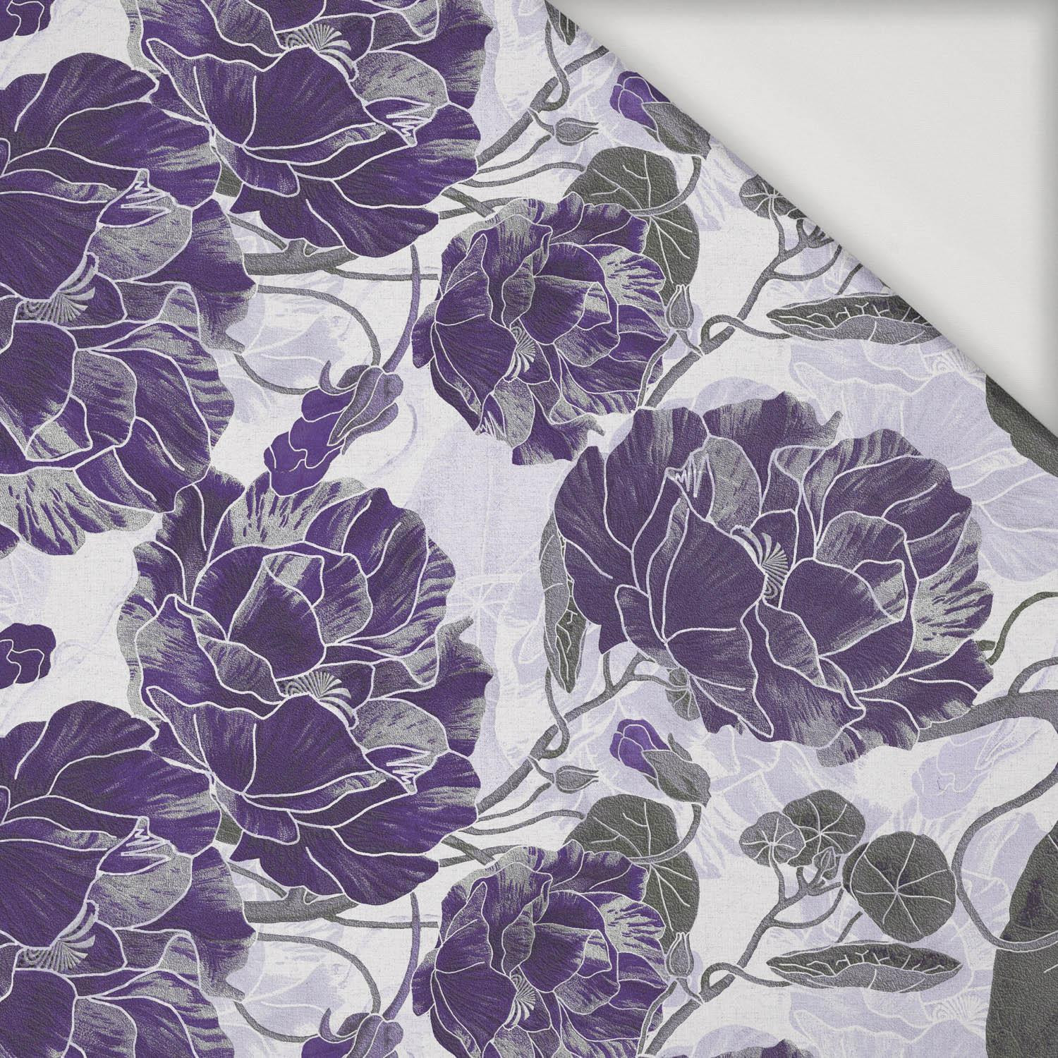 BLUMEN Ms. 5 (purple) - Viskose Jersey