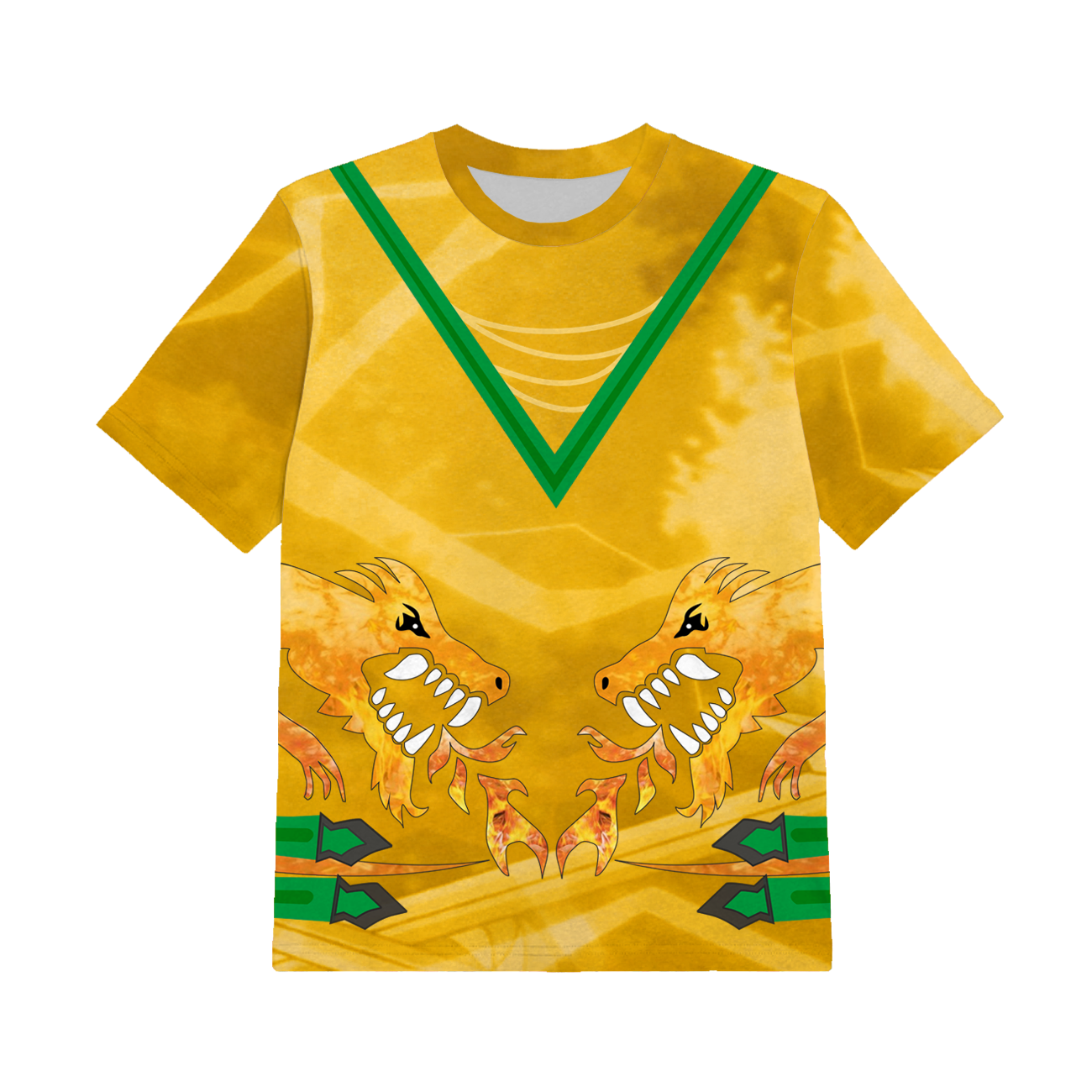 2-PACK - KINDER T-SHIRT - GOLD NINJA  - Nähset