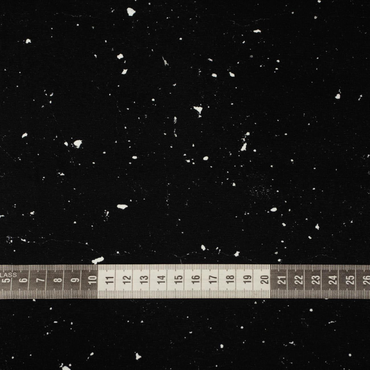 BETON / schwarz - Single Jersey Sommersweat