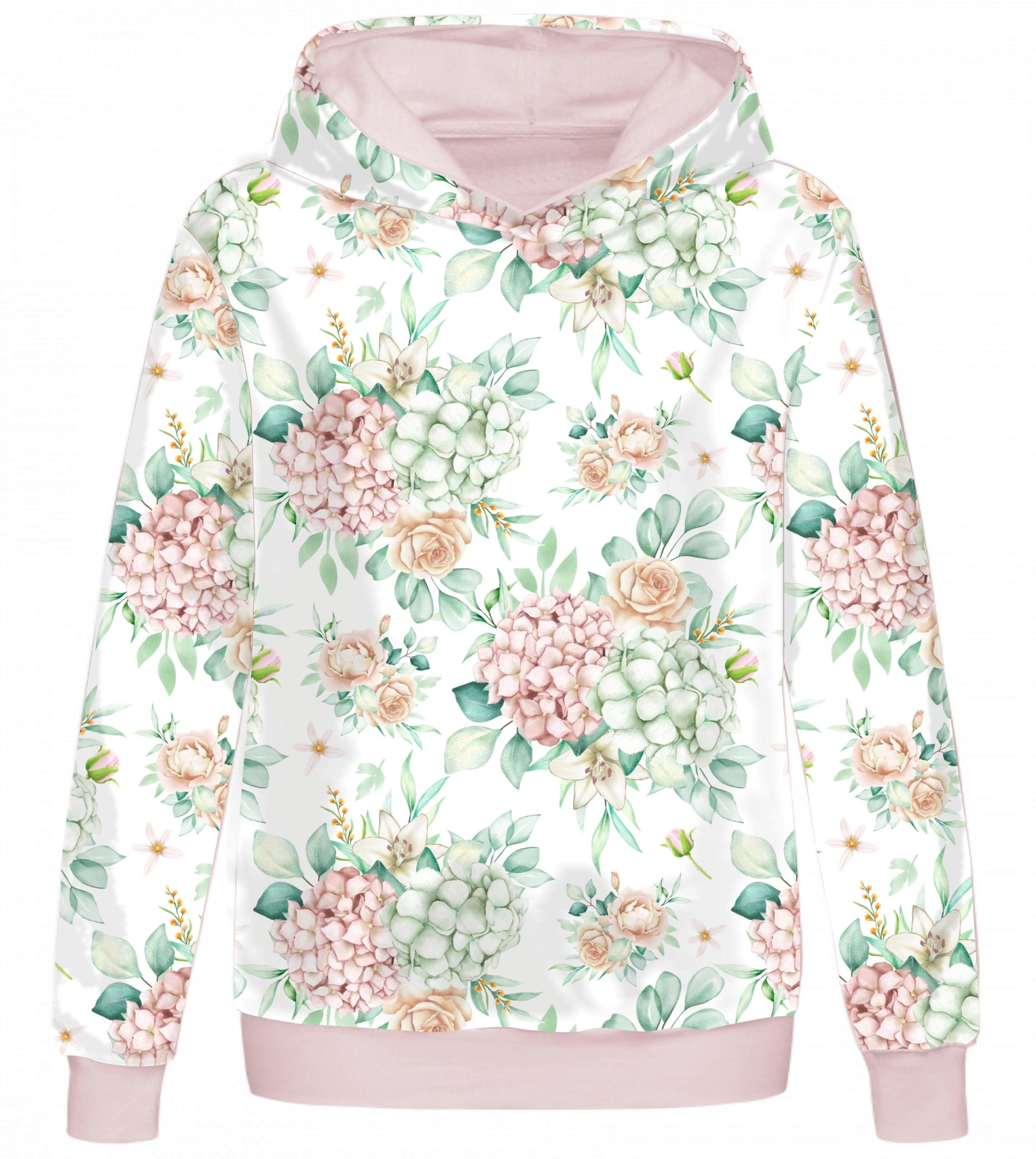 CLASSIC DAMEN HOODIE (POLA) - HORTENSIEN - Sommersweat