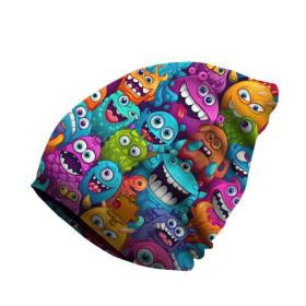"Beanie" Mütze - CRAZY MONSTERS M. 3 44-47