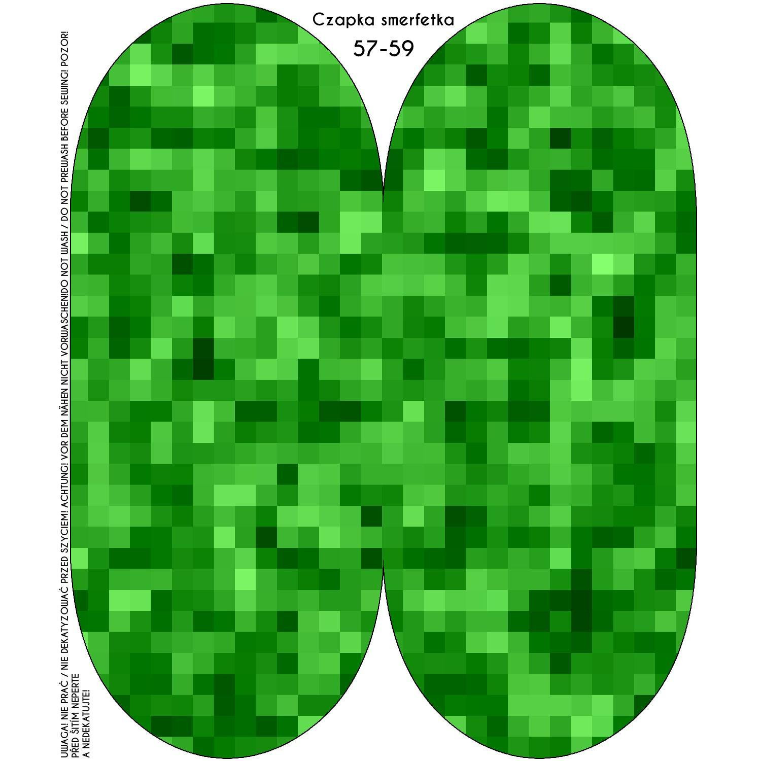 "Beanie" Mütze - PIXEL MS.2 / grün 54-56